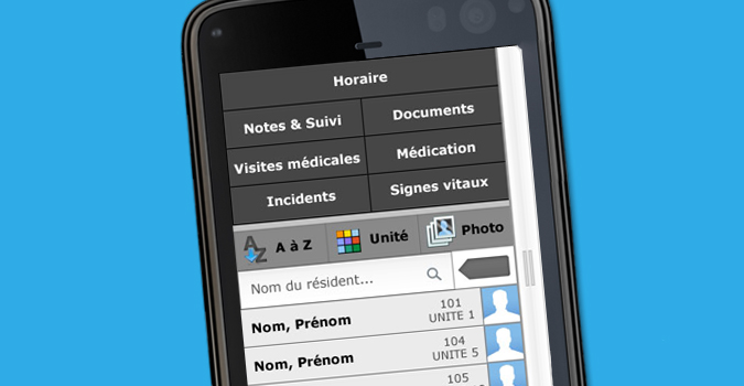 Application mobile
